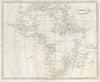 Africa by Arrowsmith & Lewis 1812 old antique vintage map plan chart