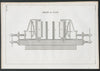 VICTORIAN ENGINEERING DRAWING Rollers for planks 1847 old antique print