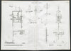 VICTORIAN ENGINEERING DRAWING Vertical drilling machine 1847 old antique print