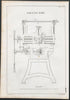 VICTORIAN ENGINEERING DRAWING Hand planing machine. Fig 1 1847 old print