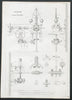 VICTORIAN ENGINEERING DRAWING Governor of Greenock water wheel 1847 old print