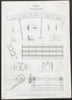 VICTORIAN ENGINEERING DRAWING Details of Greenock water wheel 1847 old print