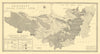 Somerset geological diagram by William Harding Thompson 1934 old vintage map