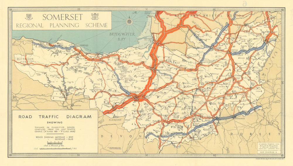 Somerset regional plan road traffic tonnage diagram. HARDING THOMPSON ...