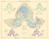 World Oceanography. Currents Salinity Temperature Marine Fauna. TIMES 1958 map