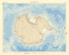 Antarctica. Research stations & CTAE 1957-58 route. South Pole. TIMES 1958 map