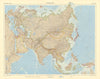 Eurasia. Europe & Asia political & relief. USSR. Trucial Oman. TIMES 1959 map