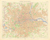 Greater London. Railways canals electricity transmission lines. TIMES 1955 map