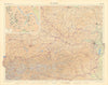 Austria. Vienna plan. TIMES 1955 old vintage map chart