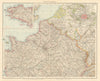 France (North). Paris environs. THE TIMES 1895 old antique map plan chart