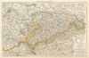 Kingdom of Saxony. Dresden environs. Saxon Switzerland. THE TIMES 1895 old map