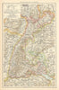Grand-Duchy of Baden. THE TIMES 1895 old antique vintage map plan chart