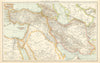 Asia Minor & Persia. Middle East. Turkey Iran Iraq Arabia. THE TIMES 1895 map
