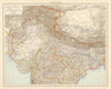 India North. British French Portuguese Native states. THE TIMES 1895 old map