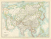 ASIA Chinese Empire overprinted w/ Republic due to Emperor's abdication 1911 map