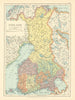 Finland. Pre WW2 borders with Russia. Gulf of Bothnia. STANFORD c1925 old map
