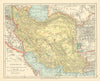 Persia Iran. Kuwait Bahrain Persian Gulf Iraq British Mandate STANFORD c1925 map