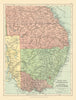 South-East Australia Victoria New South Wales S. Queensland STANFORD c1925 map