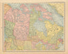 Dominion of Canada. Manitoba. CRAM 1894 old antique vintage map plan chart