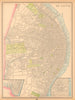 Saint Louis town city plan. Missouri. CRAM 1894 old antique map chart