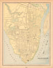 Charleston town city plan. South Carolina. CRAM 1894 old antique map chart