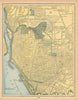 Buffalo town city plan. New York. CRAM 1894 old antique vintage map chart