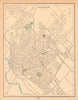Dallas town city plan. Texas. CRAM 1894 old antique vintage map chart