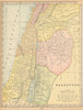 Palestine. Decapolis Samaria Judea Galilee Phoenicia Israel. CRAM 1894 old map