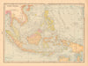 East Indies. Indonesia Philippines Indochina Malaysia. CRAM 1894 old map