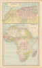 Africa. Kenya Galla. Tribal regions. Eminbey's province. CRAM 1894 old map