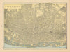 Liverpool town city plan. Liverpool. CRAM 1894 old antique map chart