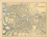 Saint Petersburg town city plan. Russia. CRAM 1894 old antique map chart
