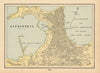 Alexandria town city plan. Egypt. CRAM 1894 old antique vintage map chart