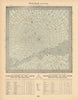 ASTRONOMY CELESTIAL Star map chart 6 South Pole. CRAM 1894 old antique