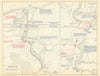 War of 1812. Niagara River 1813-14. Chippewa/Lundy's Lane/Ft George 1959 map