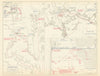 War of 1812. Washington Baltimore Bladensburg 1814. 1815 New Orleans 1959 map