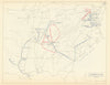 American Civil War. Principal Campaigns of the War. United States 1959 old map