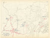 American Civil War. Situation 29 March 1862. Shiloh Campaign 1959 old map