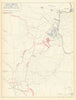 American Civil War. 5-6 April 1862 Confederate Advance on Shiloh 1959 old map