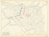 American Civil War. Evening 6 April 1862. Battle of Shiloh. Tennessee 1959 map