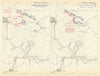 American Civil War. 31 May 1862. Battle of Fair Oaks (Seven Pines) 1959 map