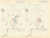 American Civil War. 30 June-1 July 1862 Glendale & Malvern Hill Battles 1959 map