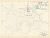 American Civil War 30 Aug-1 Sept 1862 Chantilly. 2nd Battle of Bull Run 1959 map