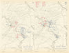 American Civil War. 7-13 September 1862. Antietam Campaign 1959 old map