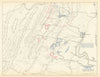 American Civil War. 26 Oct-6 Nov 1862 Fredericksburg Campaign 1959 old map