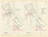 American Civil War. Afternoon 13 December 1862 Battle of Fredericksburg 1959 map