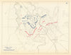 American Civil War. 9.45am 31 Dec 1862 Battle of Stones River. Sheridan 1959 map