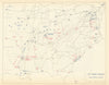 American Civil War. Gettysburg Campaign. 1 June 1863 General Situation 1959 map