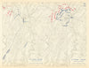 American Civil War. 10am-2.30pm 1 July 1863. Battle of Gettysburg 1959 old map