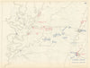 American Civil War. 14 May 1863 Vicksburg Campaign. Battle of Jackson 1959 map